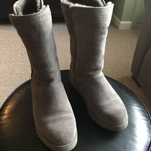 UGG Amie Wedge Boot in Grey